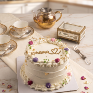 Elegant Floral "Mama" Birthday Cake