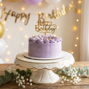 Lavender Elegance Mini Birthday Cake