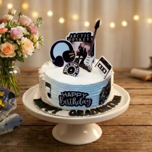 Arctic Monkeys Music Theme Cake: Birthday & Graduation