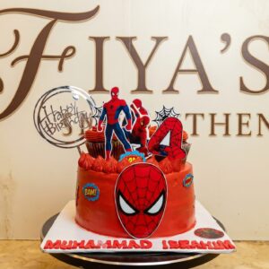 Action-Packed Spider-Man Birthday Cake